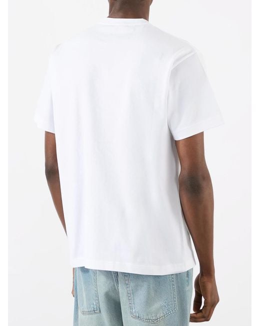 Gucci Blue Interlocking 'G' Logo T-Shirt for men