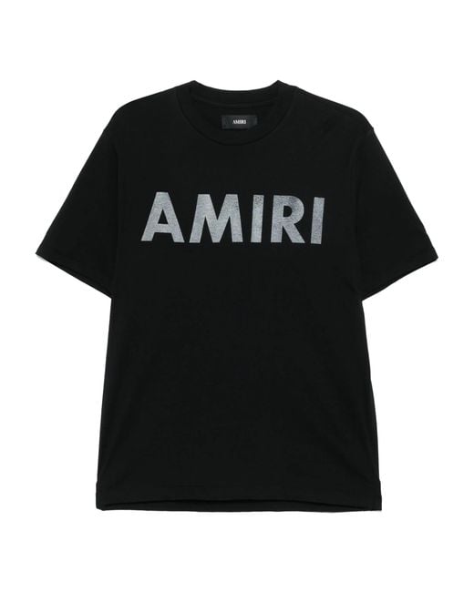 Amiri Black Stencil Tee for men
