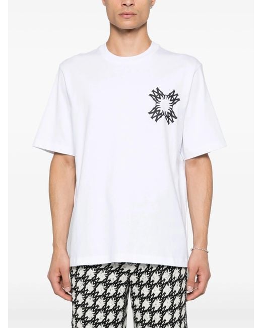 Amiri White Ma Quad Printed Logo for men