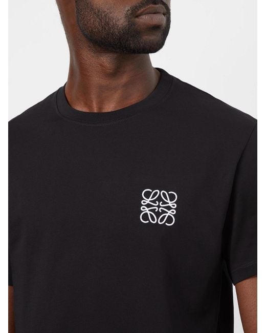 Loewe Black Anagram T-Shirt for men
