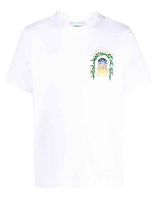 関税込 Casablanca プリントTシャツ メンズ Avenida Casablanca Tシャツ - Avenida | FWRD