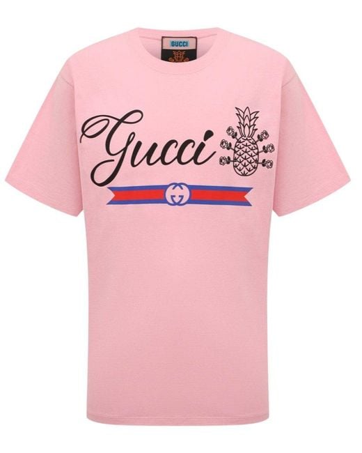 Gucci Pink T-Shirts for men