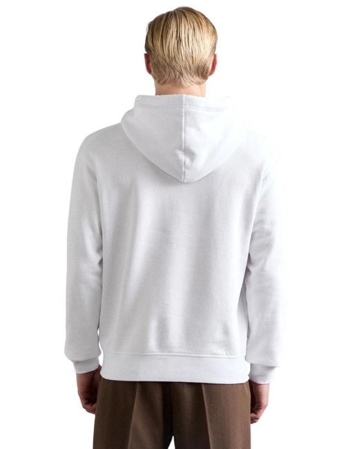 DSquared² Gray Icon Print Logo Hoodie for men