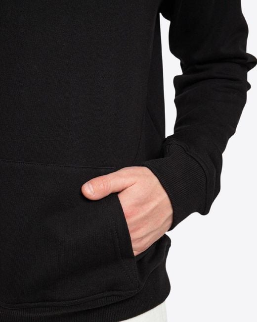 Balmain Black Collar Logo Print Sweatshirt for men