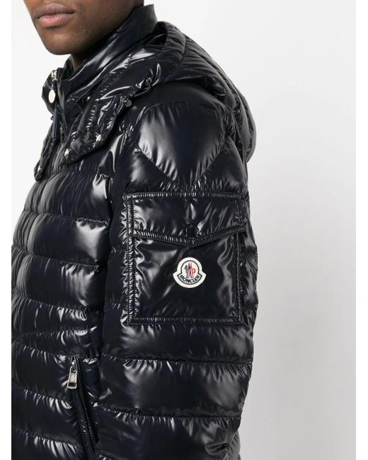 Moncler Black Lauzet Logo-print Padded Jacket for men