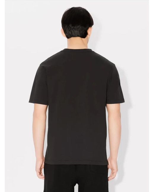 KENZO Black Boke Flower 2.0 Printed T-Shirt for men