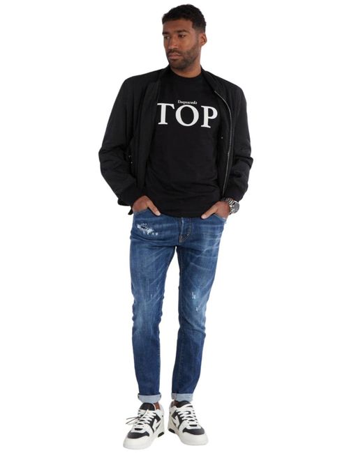 DSquared² Blue Light Distressed Cool Guy Jeans for men
