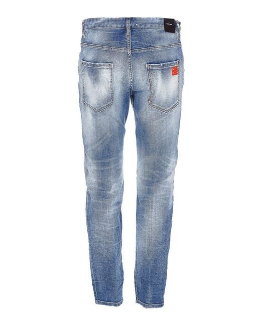 DSquared² Blue Light Clean Wash Cool Guy Jeans for men