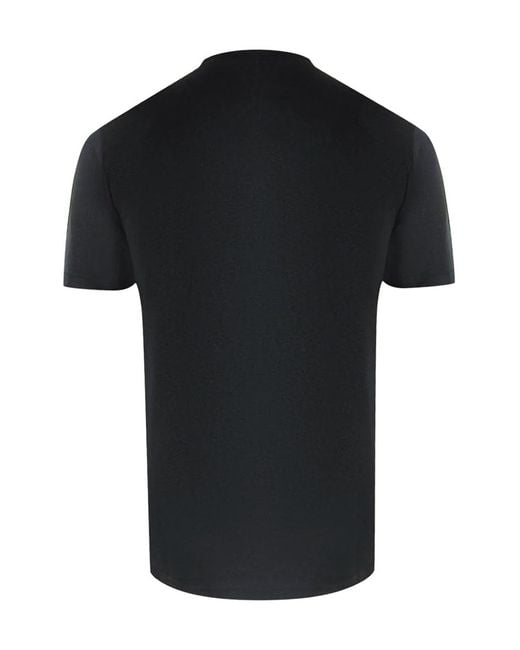 Love Moschino Black Peace Logo T-Shirt for men