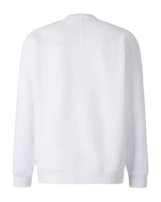 Givenchy White Logo Patch Sweatshirt for men
