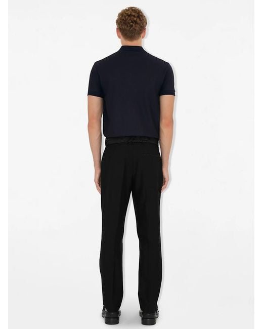 Burberry Black Eddie Ekd Polo Shirt for men