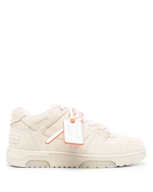 Off-White c/o Virgil Abloh Natural Off- Out Of Office Suede Trainers for men