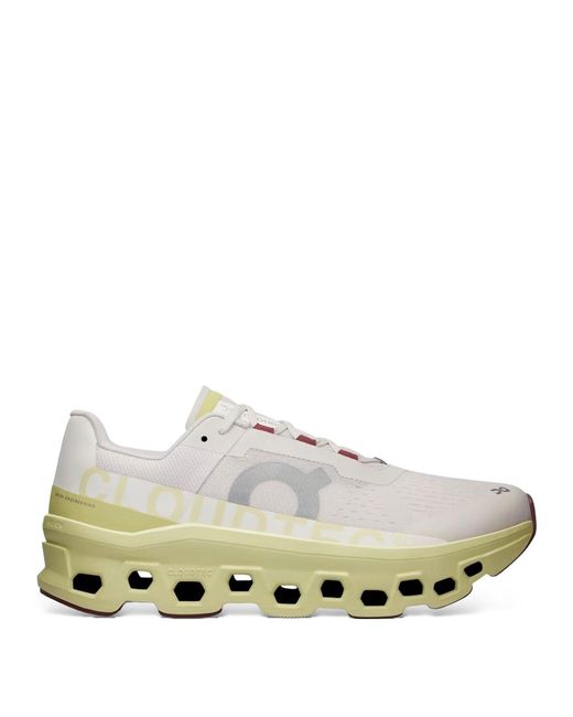 On Shoes White Cloudmonsters Trainers for men