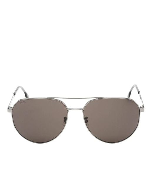 Boss Gray Ruthenium Frame Lens Sunglasses for men