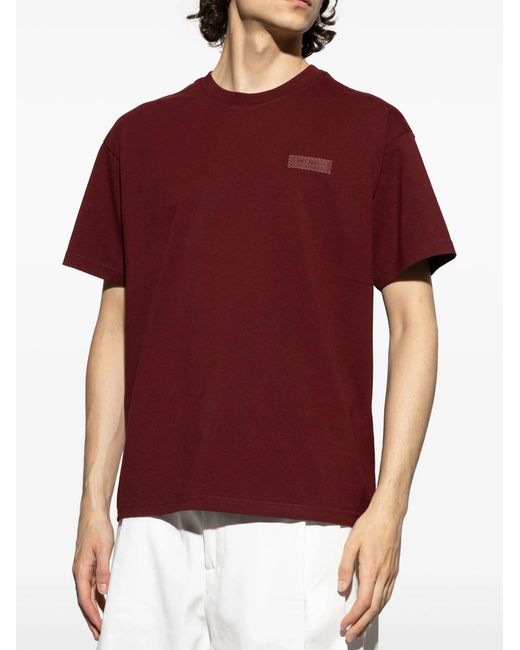 Givenchy Red Logo Patch T-Shirt for men