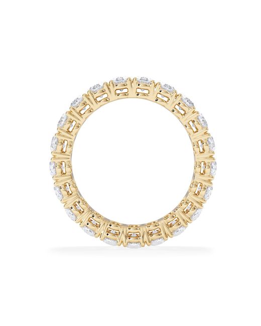 The Diamond Store Metallic Luxe 4.00Ct Lab Diamond Eternity Ring With Igi Certified Oval-Cut Diamonds