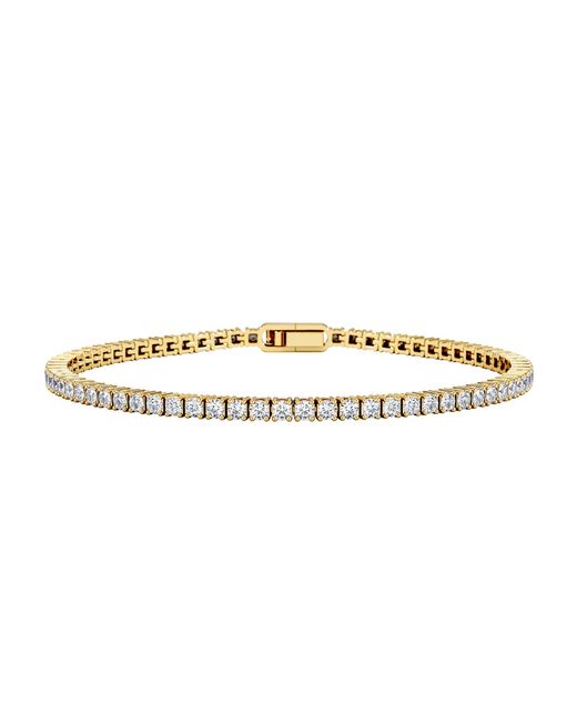 The Diamond Store Metallic Lab Diamond Tennis Bracelet 3.00Ct