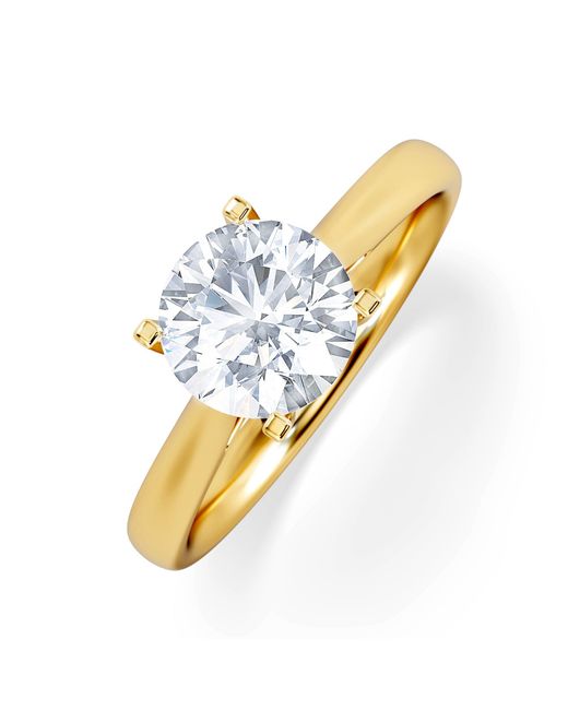 The Diamond Store Metallic 1.50Ct Diamond Engagement Ring Grace Lab F/Vs1 Igi Certified 18K