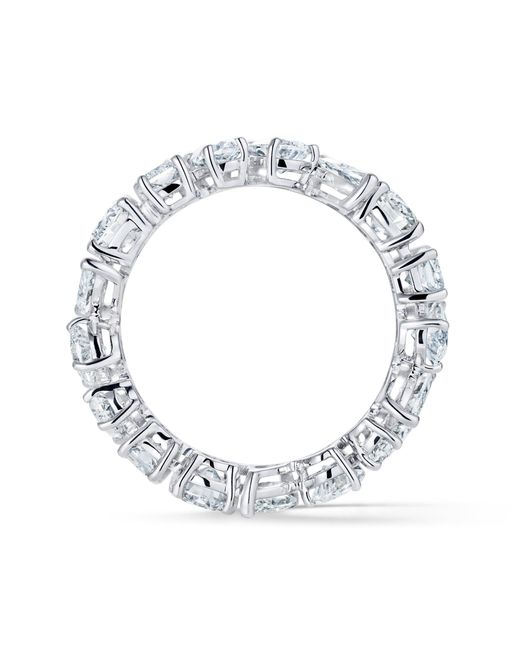 The Diamond Store White Luxe 4.00Ct Lab Diamond Chloe Eternity Ring With Igi Certified Mixed-Cut Diamonds