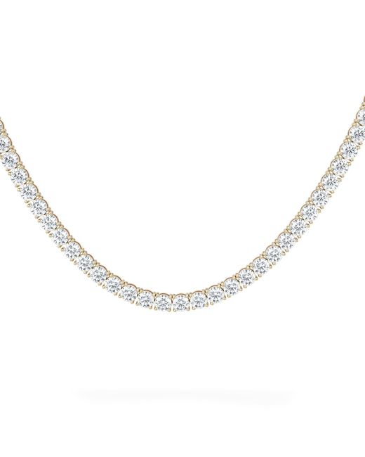 The Diamond Store Metallic Luxe 30.00Ct Lab Diamond Necklace With Igi Certified Brilliant-Cut Diamonds