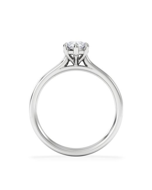 The Diamond Store White Amora Marquise 1.00Ct Lab Diamond Engagement Ring F/Vs Set