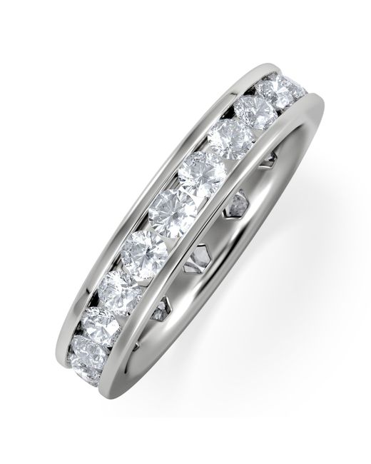 The Diamond Store Gray Rae Lab Diamond Eternity Ring Channel Set 2.00Ct G/Vs