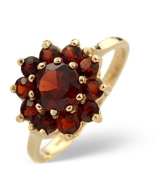 The Diamond Store Brown Garnet Ring 9K