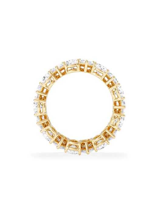 The Diamond Store Metallic Luxe 5.00Ct Lab Diamond Eternity Ring With Igi Certified Pear-Cut Diamonds