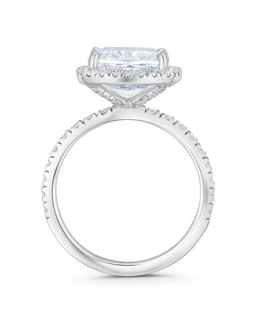 The Diamond Store Multicolor Beatrice 5.75Ct Lab Diamond Cushion Cut Engagement Ring