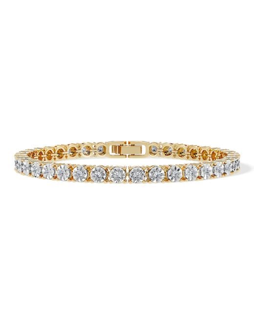 The Diamond Store Metallic Brilliance Lab Diamond Set 1.00Ct Tennis Bracelet