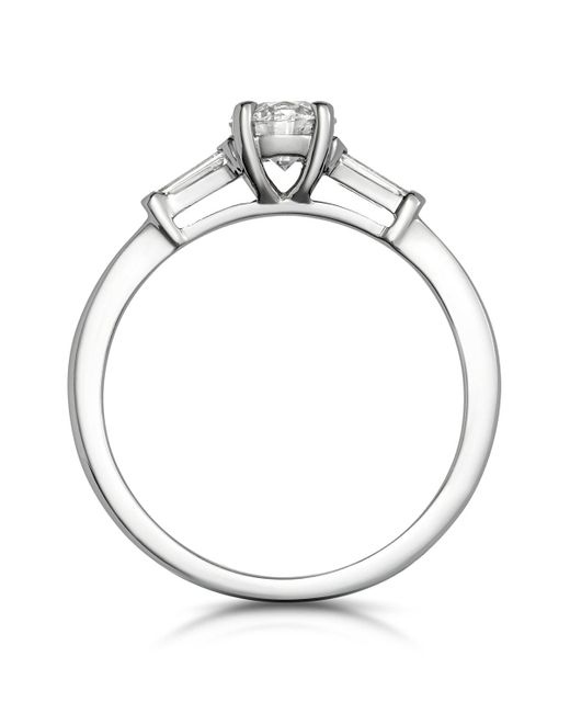 The Diamond Store Metallic Isadora Diamond Engagement Ring 18Kw 0.65Ct G/Si2