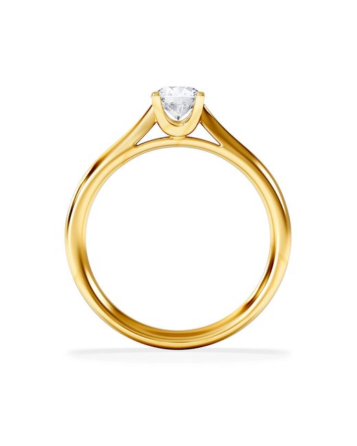 The Diamond Store Metallic Certified Grace 18K Diamond Engagement Ring 0.50Ct