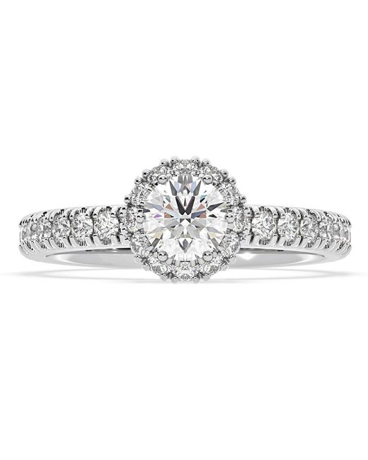 The Diamond Store Metallic Alessandra Lab Diamond Engagement Ring 1.10Ct F/Vs1