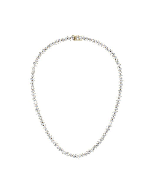 The Diamond Store Metallic Luxe 22.00Ct Lab Diamond Necklace With Igi Certified Mixed-Cut Diamonds
