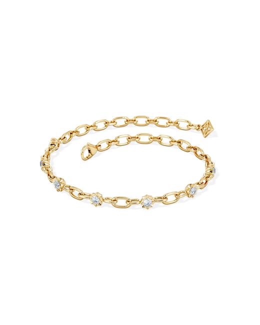 The Diamond Store Metallic Bound Lab Diamond Link Bracelet 0.40Ct Round Cut