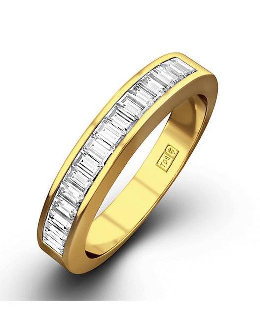 The Diamond Store Metallic Grace 18K Diamond Eternity Ring 0.50Ct G/Vs