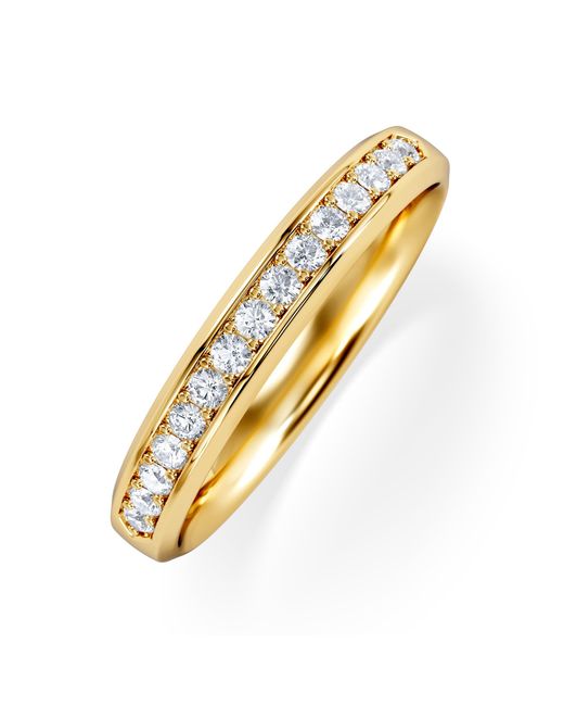 The Diamond Store Metallic Lab Diamond Heritage Half Eternity Ring 0.30Ct H/Si