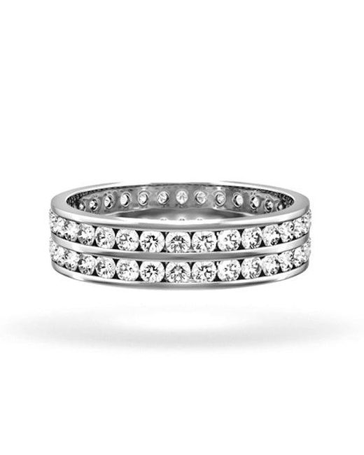 The Diamond Store White Eternity Ring Lucy Diamond 1.00Ct G/Vs