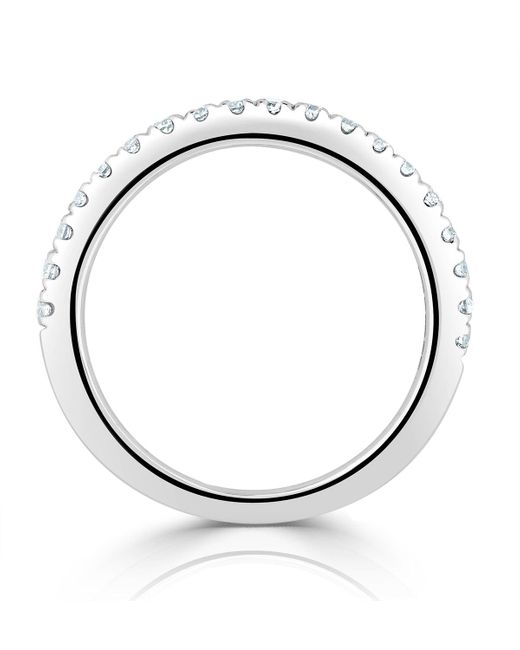 The Diamond Store Metallic Elizabeth Matching Wedding Band 0.45Ct G/Si Diamond