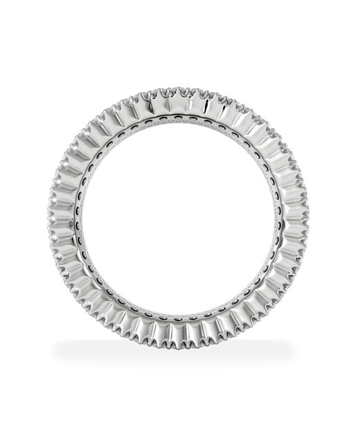The Diamond Store White Jasmine Lab Diamond Pave Eternity Ring 3.00Ct G/Vs
