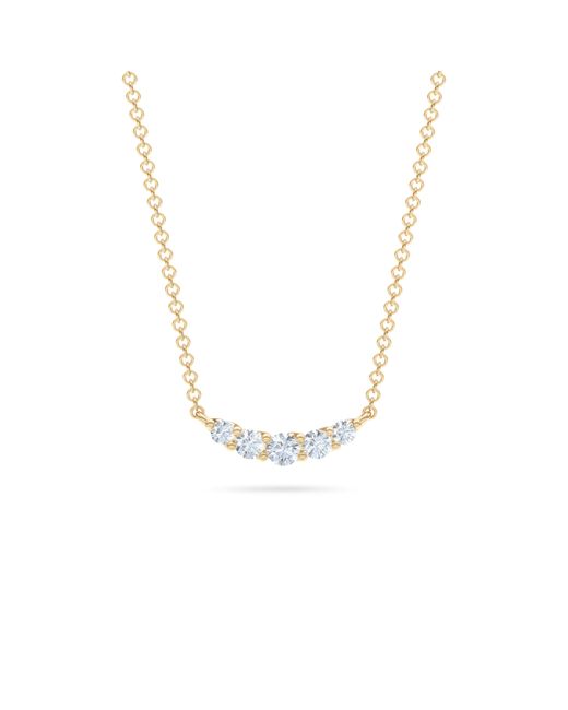 The Diamond Store Metallic Legacy 0.50Ct Round Cut Lab Diamond Necklace