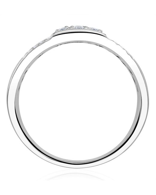 The Diamond Store Metallic Lab Diamond Signet Ring 0.50Ct H/Si for men