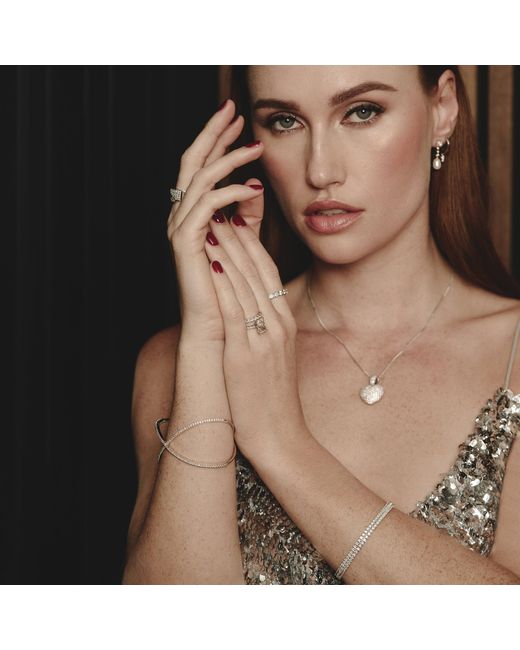 The Diamond Store White Eternity Ring Chloe Diamond 3.00Ct G/Vs