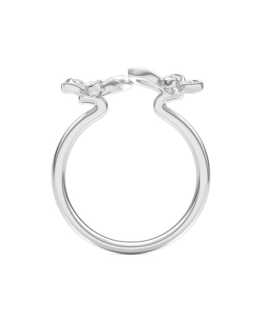 The Diamond Store Metallic Papillon 0.20Ct Lab Diamond Ring