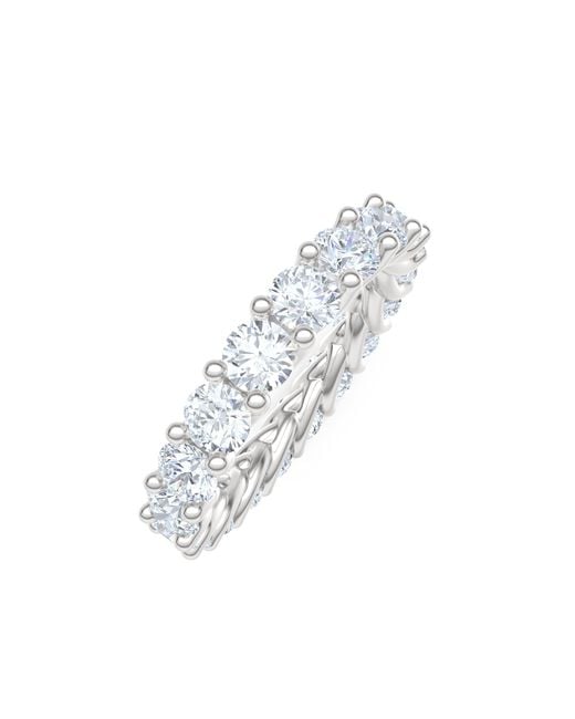 The Diamond Store White Legacy 3.00Ct Round Cut Lab Diamond Eternity Ring