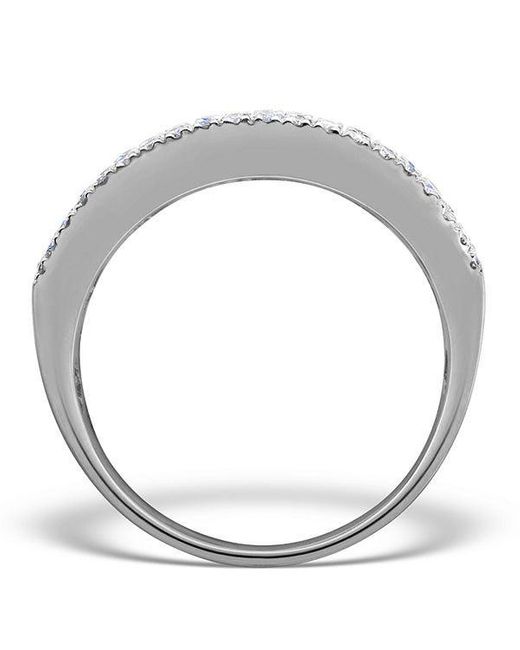 The Diamond Store Metallic Diamond 1.00Ct And Half Eternity Ring