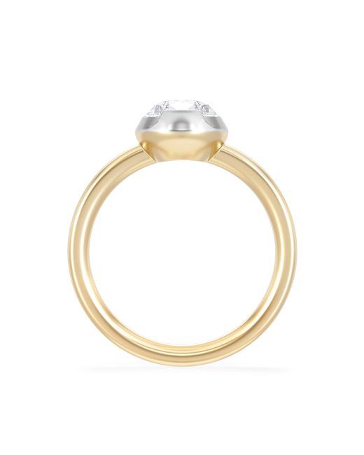 The Diamond Store White Muse 2.00Ct Pear Cut Lab Grown Solitaire Engagement Ring