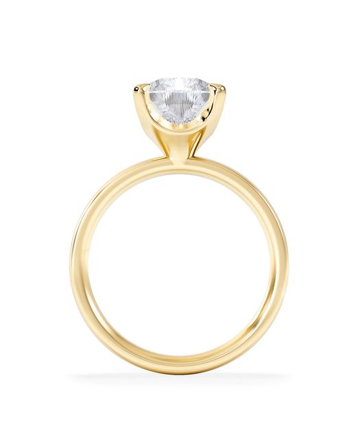 The Diamond Store Blue Origin 3.00Ct Pear Cut Lab Diamond Solitaire Engagement Ring