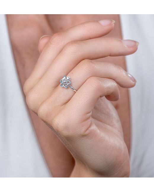 The Diamond Store Pink Stellato Collection Topaz Ring