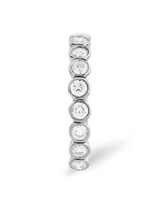 The Diamond Store Metallic Emily 18K Diamond Eternity Ring 0.50Ct G/Vs